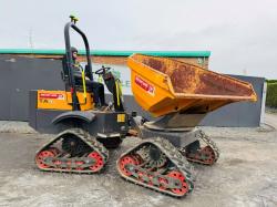 MECALAC TAS3 3 TONNE TRACKED SWIVLE SKIP DUMPER*2018*1053 HOURS*VIDEO*