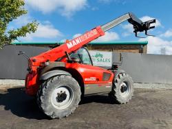 MANITOU MLT 633-120 LS TURBO TELEHANDLER*C/W PALLET TINES*VIDEO*