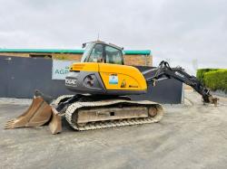 MECALAC 714MC EXCAVATOR*YEAR 2012*C/W 3 PIECE BOOM*VIDEO*
