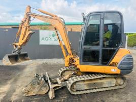 CASE 50 EXCAVATOR*C/W HYDRAULIC THUMB*VIDEO*