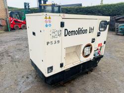 FG WILSON XD20P2 20 KVA GENERATOR*SPARES AND REPAIRS*VIDEO*