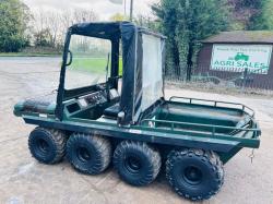 HILLCAT 8WD UTLITY VEHICLE C/W EASY SHEET CANOPY 