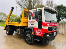 VOLVO FL6E 4X2 SKIP LORRY * MOT'D TILL  AUGUST 2024 * VIDEO *