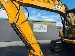 JCB JS145 HRC EXCAVATOR*RUBBER BLOCK PADS*YEAR 2011*VIDEO*