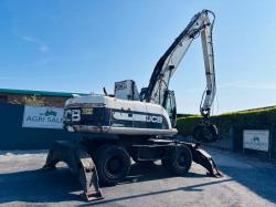 JCB JS200W HIGHRISE CAB SCRAP HANDLER*C/W GRAB*YEAR 2011*VIDEO*
