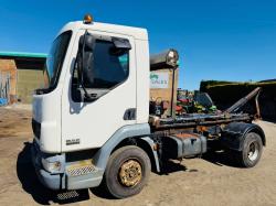 DAF LF45.170 HOOK LOADER LORRY*C/W MULTILIFT XR HOOKLOADER*VIDEO*