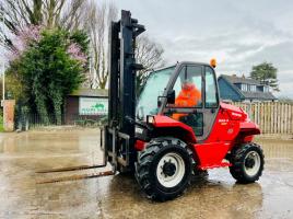 MANITOU M26-4 ROUGH TERRIAN 4WD FORKLIFT *YEAR 2017, 2327 HOURS* C/W PALLET TINES *VIDEO*