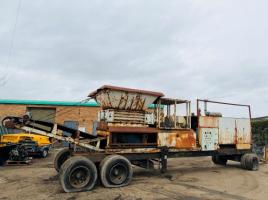 ROTARY CRUSHER WITH ON BOARD GENERATOR C/W*8 CYLINDER TURBO ENGINE*VIDEO*