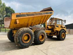 VOLVO BM A25 6X6 ARTICULATED DUMP TRUCK C/W HYDRAULIC STRAIGHT TIP 