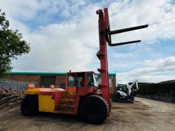 LANSING TR25 2 STAGE MASTED FORKLIFT*C/W PALLET TINES*VIDEO*