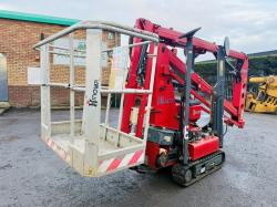 HINOWA LIGHT LIFT 1472 TRACKED MANLIFT*12.5M REACH*VIDEO*