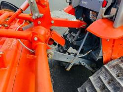 KUBOTA GB180 HALF TRACK COMPACT TRACTOR*C/W ROTOVATOR*VIDEO*