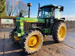 JOHN DEERE 3050 4WD TRACTOR * 40K * C/W REAR LINKAGE *VIDEO*
