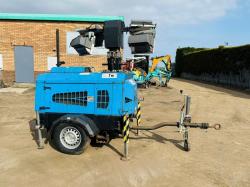 VT1 LIGHTING TOWER *C/W 3 CYLINDER KUBOTA ENGINE*VIDEO*