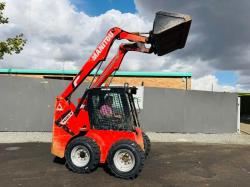 MANITOU 1500R SKIDSTEER*C/W BUCKET*YEAR 2021*NEW TYRES*2382 HOURS*VIDEO*
