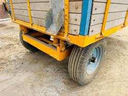 BAMFORDS SINGLE AXLE TIPPING TRAILER*VIDEO*