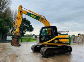 JCB JS130 TRACKED EXCAVATOR C/W QUICK HITCH & BUCKET *VIDEO*