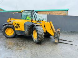 JCB 530-70 FARM SPECIAL 4WD TELEHANDLER *C/W PALLET TINES*VIDEO*