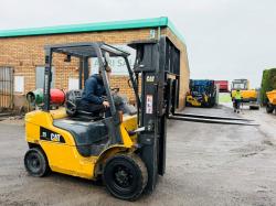 CATERPILLAR GP25NT FORKLIFT*C/W PALLET TINES*YEAR 2013*VIDEO*