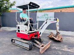 TAKEUCHI TB215R MINI EXCAVATOR*YEAR 2019*C/W 3 BUCKETS/RIPPER*VIDEO*
