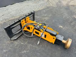 NEW*2025*CAPTOK CK-D680 HYDRAULIC POST KNOCKER TO SUIT SKIDSTEER*VIDEO*