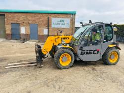 DIECI 190 TELEHANDLER*C/W PALLET TINES*VIDEO*