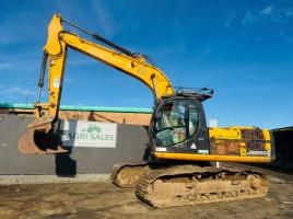 JCB JS220 LC TRACKED EXCAVATOR*C/W BUCKET*YEAR 2010*VIDEO*