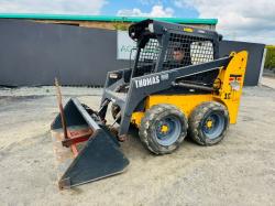 THOMAS 153 MUSCLE SKIDSTEER*C/W BUCKET AND BAIL SPIKE*YEAR 2008*VIDEO*