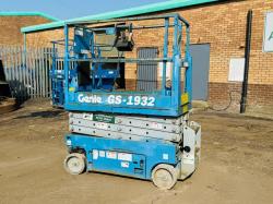 GENIE GS-1932 SCISSOR LIFT*NEEDS CHARGING*VIDEO*