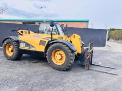 CAT TH220B TELEHANDLER *AG SPEC* C/W PALLET TINES*VIDEO*