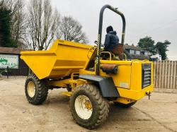 BARFORD SX7000 4WD DUMPER C/W ROLE FRAME & PERKINS PHASER ENGINE *VIDEO*