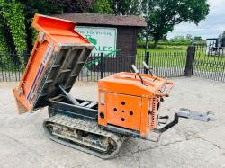 WINBULL WB600 HIGH TIP TRACKED DUMPER C/W MANAL GEAR BOX *VIDEO*