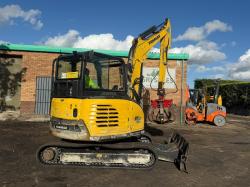 YANMAR SV60-A EXCAVATOR*YEAR 2019*C/W SCRAP GRAB*VIDEO*