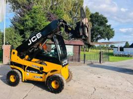 JCB TLT30D 4WD TELETRUCK *YEAR 2015* C/W HYDRAULIC TURN TABLE & TINES *VIDEO*