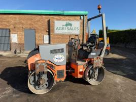 HAMM HD12 DOUBLE DRUM ROLLER *2111 HOURS*C/W ROLL BAR*VIDEO*