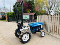 FORD 1210 4WD COMPACT TRACTOR C/W ROLE BAR *VIDEO*