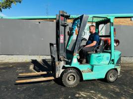MITSUBISHI CASCADE SIDESHIFT FORKLIFT*C/W PALLET TINES*VIDEO*