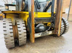 HYSTER H8.00XM 2 STAGE MASTED FORKLIFT*C/W SIDESHIFT*