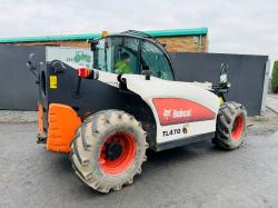 BOBCAT TL470 TELEHANDLER*C/W PALLET TINES*YEAR 2012*5507 HOURS*VIDEO*