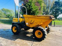 AUSA D600AP 4WD DUMPER * 1829 HOURS * C/W ROLE BAR & KUBOTA ENGINE 