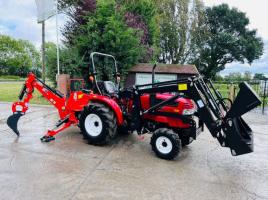  BRAND NEW SIROMER 304 4WD TRACTOR WITH LOADER & BACK ACTOR YEAR 2023*VIDEO*