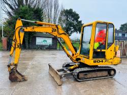 JCB 804 PLUS TRACKED EXCAVATOR *3619 HOURS* C/W RUBBER TRACKS *VIDEO*