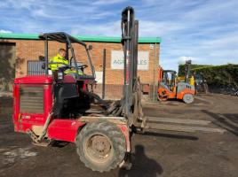 MOFFETT M5 25.3 *C/W FORK POSITIONER*1453 HOURS*YEAR 2012*VIDEO*