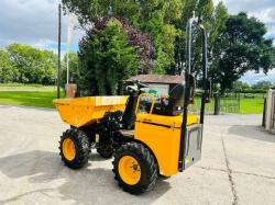 JCB 1THT 1 TON HIGH TIP DUMPER *YEAR 2016, 1147 HOURS* C/W ROLE BAR*VIDEO*