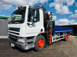 DAF 4X2 18 TONNE DROPSIDE LORRY*C/W HIAB XF 122/CL*VIDEO*