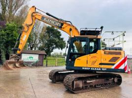 HYUNDIA HX140 EXCAVATOR *YEAR 2016* C/W QUICK HITCH & 360 DEGREE CAMERA *VIDEO*