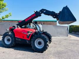 MANITOU MLT635-130 TURBO PS TELEHANDLER JOYSTICK CONTROLS*C/W BUCKET*VIDEO*