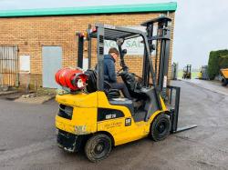 CATERPILLAR GP20NT FORKLIFT*YEAR 2015*C/W PALLET TINES*VIDEO*