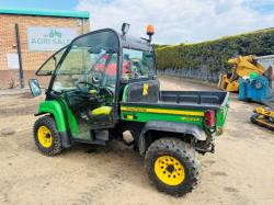 JOHN DEERE GATOR XUV FULL CAB* MANUAL TIP*VIDEO*