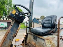 BENFORD 6000 4WD DUMPER C/W ROLE BAR & PERKINS ENGINE *VIDEO*